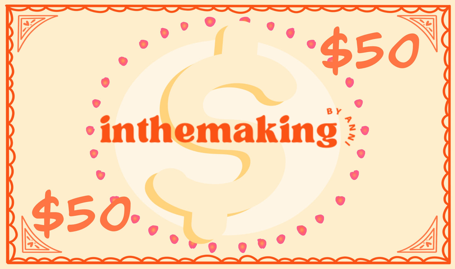 Inthemaking Gift Card