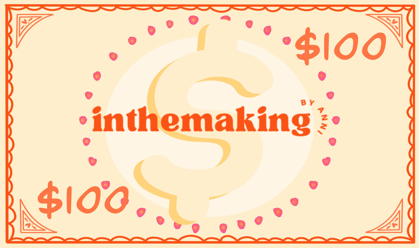 Inthemaking Gift Card